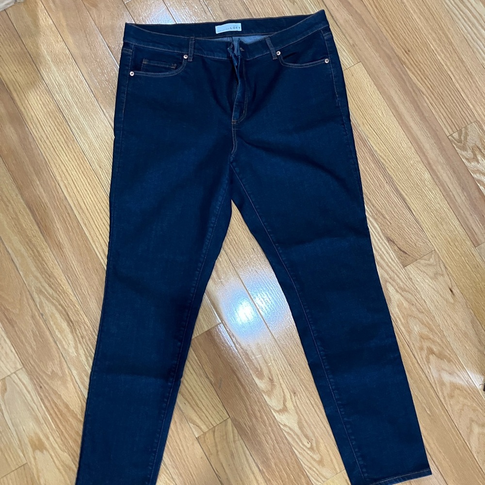 LOFT Blue Skinny Jeans